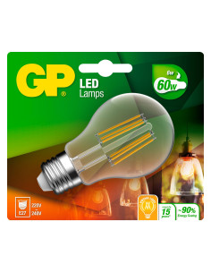 Lampadina LED E27 Bianco Caldo 6W Filamento Classe A++ 2