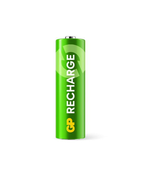 Blister 4 Batterie Ricaricabili AA Stilo 2100 mAh GP ReCyko