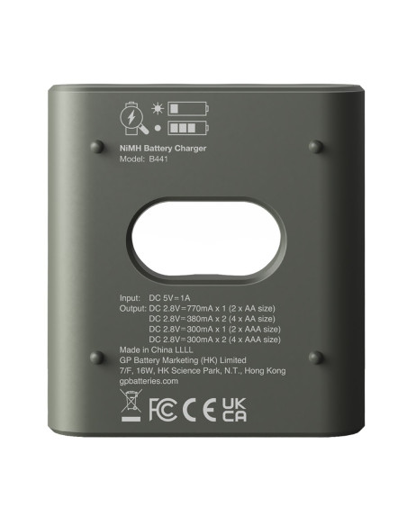 Caricabatterie per AA e AAA senza Batterie