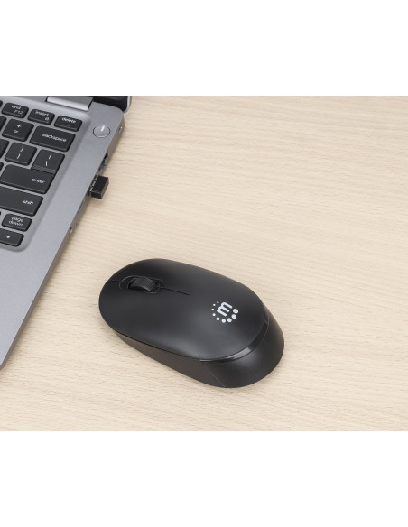 Mouse Ottico Wireless USB 1000 Dpi Nero