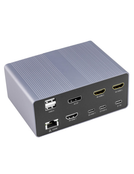 Docking Station 19 in 1 USB-C&trade 8K HDMI 4 Uscite Video