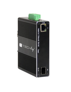 Convertitore Ethernet Industriale Gigabit 1 porta RJ45 a 1 porta SFP Non Gestito