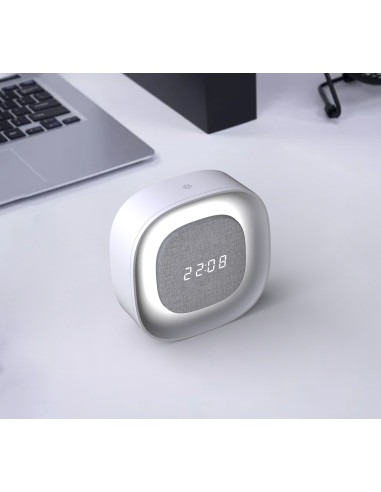 Sveglia Wireless Multifunzione con Luce Notturna Regolabile