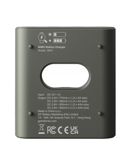 Caricabatterie per AA e AAA senza Batterie