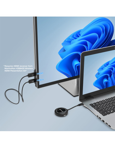 Adattatore Wireless HDMI 1080p con Trasmettitore USB-C&trade