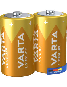 Blister 2 Batterie 1.5V Longlife Alcalina D Torcia 2