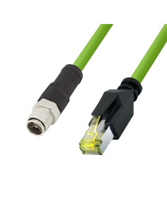 Cavo di Rete Industriale M12 RJ45 Cat. 6A SFTP PUR 0