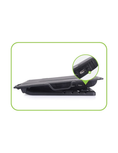 Supporto per notebook fino a 17.3'' con sistema di raffreddamento
