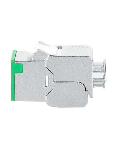 Frutto Keystone RJ45 Cat.6A 10G Slim STP Toolless Verde