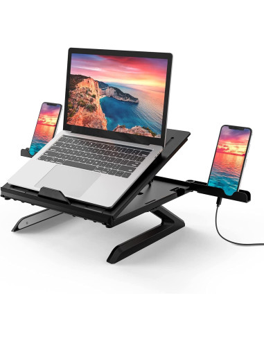 Supporto per Notebook e Tablet 10-15.6'' Ergonomico Nero