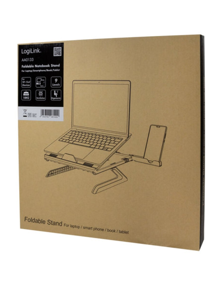 Supporto per Notebook e Tablet 10-15.6'' Ergonomico Nero