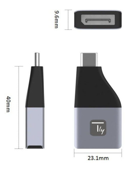 Adattatore Convertitore da USB-C&trade a DisplayPort