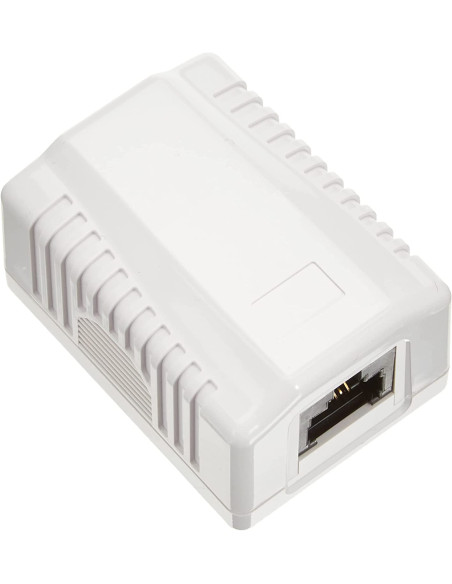 Presa a Muro con 1 Frutto RJ45 Cat.6A FTP Beige