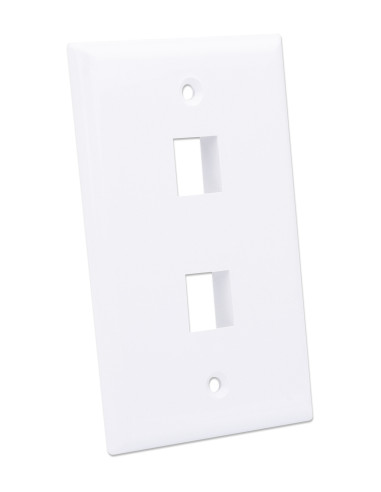 Placca Porta Frutti 2 Posti Mod.503 Bianco