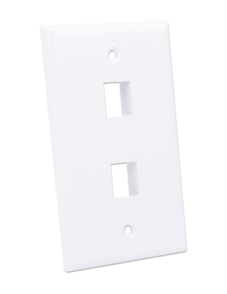 Placca Porta Frutti 2 Posti Mod.503 Bianco