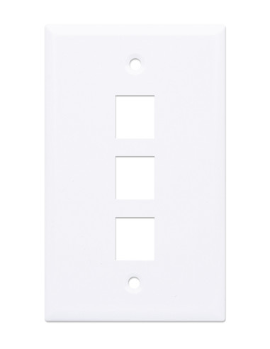Placca Porta Frutti 3 Posti Mod.503 Bianco