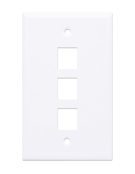 Placca Porta Frutti 3 Posti Mod.503 Bianco