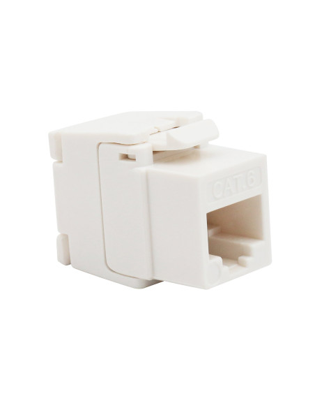 Frutto Keystone RJ45 Cat.6 UTP 180&deg Toolless Bianco