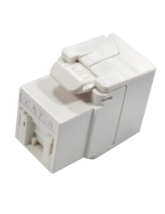 Frutto Keystone RJ45 Cat.6 UTP 180&deg Toolless con Otturatore 2