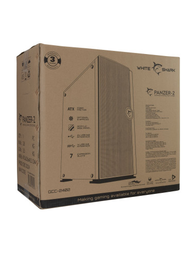 Case PC Chassis ATX Mid Tower Nero