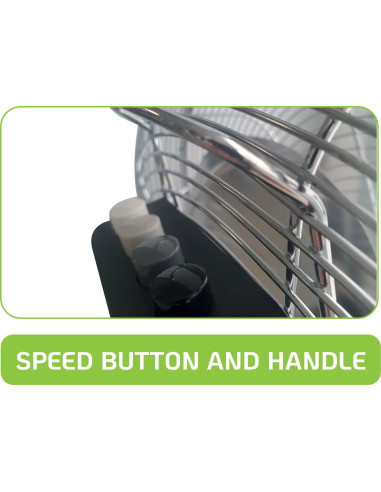 Ventilatore Industriale da Pavimento Diametro 45 cm 3 Livelli di Potenza