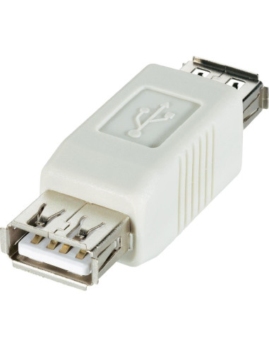 Adattatore USB-A Femmina USB-A Femmina Bianco