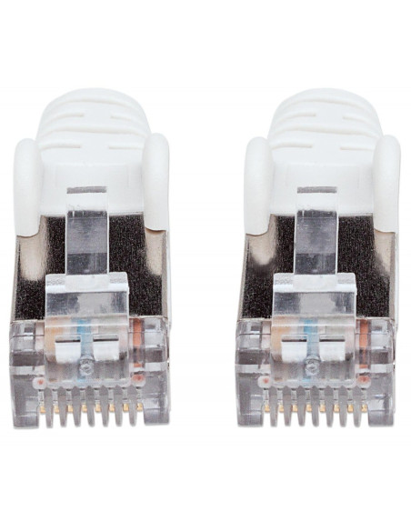 Cavo di rete Patch in rame Cat. 6A Bianco SFTP LSZH 2m