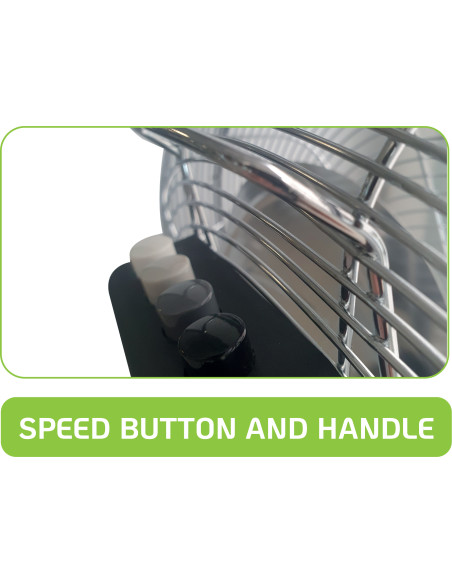 Ventilatore Industriale da Pavimento Diametro 45 cm 3 Livelli di Potenza