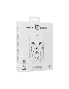 Mouse Ottico Wireless Gaming 24000 Dpi Retroilluminazione DPI LED Bianco 2