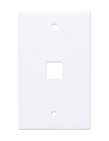 Placca Porta Frutti 1 Posto Mod.503 Bianco