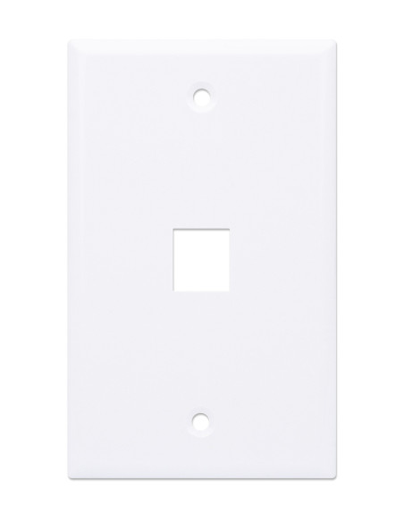 Placca Porta Frutti 1 Posto Mod.503 Bianco