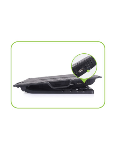 Supporto per notebook fino a 17.3'' con sistema di raffreddamento