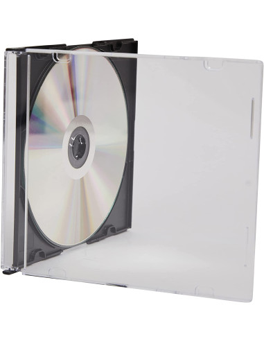 Porta CD Slim Jewel Case Nero