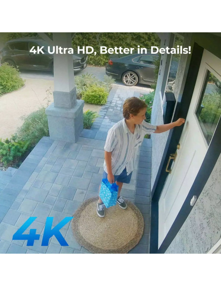 Videocamera di Sorveglianza 4K 8MP Argus PT Ultra con Pannello Solare