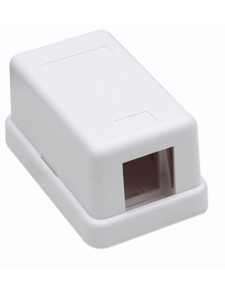 Presa a Muro per 1 Frutto Keystone Bianco