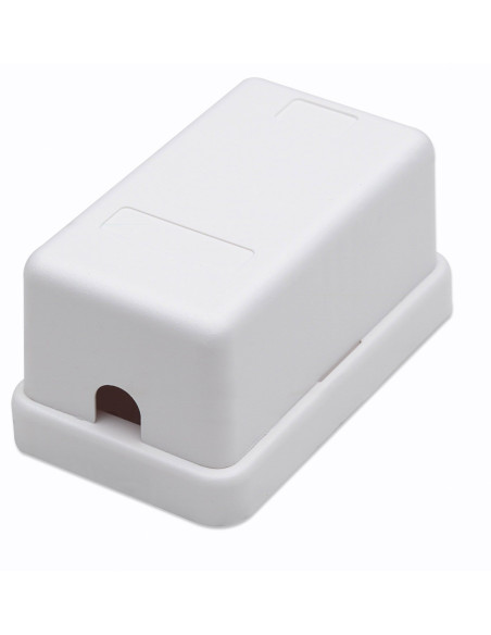 Presa a Muro per 1 Frutto Keystone Bianco