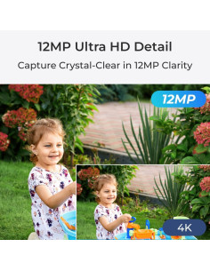 Telecamera IP Dome di Sicurezza PoE 4K 12MB IP67 2