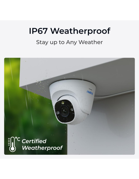 Telecamera IP Dome di Sicurezza PoE 4K 12MB IP67