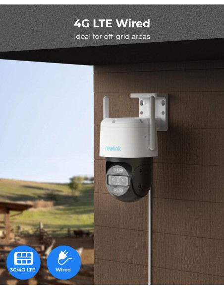 Telecamera di Sicurezza PoE 8MP 4K PTZ con Auto-Zoom Tracking