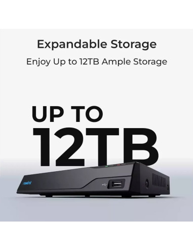 Videoregistratore NVR 4K PoE 16CH 4TB HDD con HDMI e VGA
