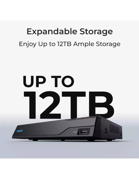 Videoregistratore NVR 4K PoE 16CH 4TB HDD con HDMI e VGA