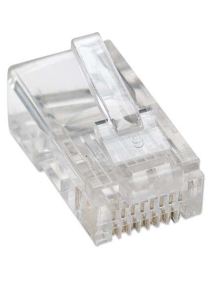 Confezione 100 Plug RJ45 UTP per Cavo Flessibile Cat.5E
