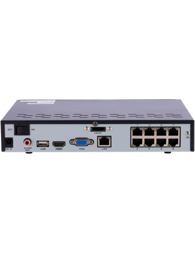 Kit Videosorveglianza NVR PoE 8CH 2TB HDD e 4 Telecamere di Sicurezza PoE