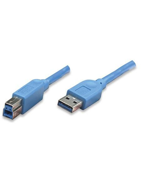 Cavo USB 3.0 A maschio/B maschio 1 m blu