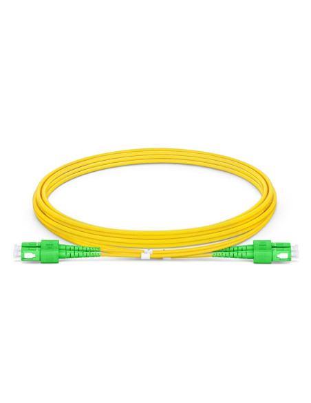 Cavo Fibra Ottica Monomodale OS2 SC/APC Duplex a SC/APC Duplex 9/125 G657.A2 3m
