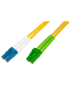 Cavo in Fibra Ottica Monomodale OS2 LC-APC Duplex a LC-UPC Duplex 9/125 G657.A2 5m