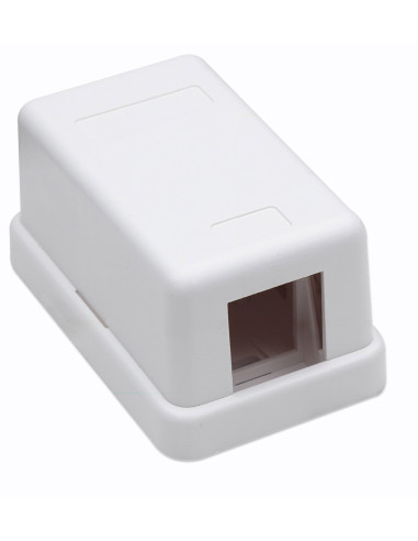 Presa a Muro per 1 Frutto Keystone Bianco