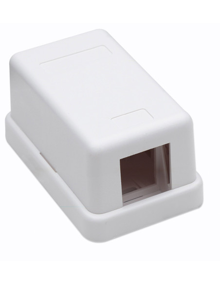 Presa a Muro per 1 Frutto Keystone Bianco