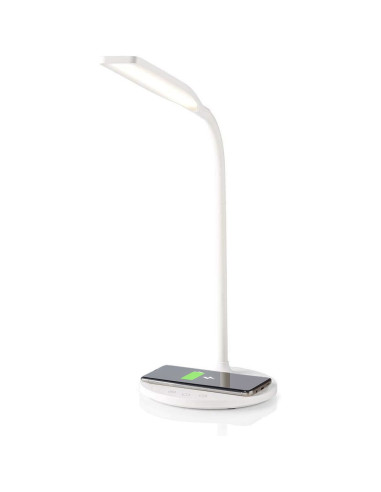 Lampada a 36 LED da Scrivania con Caricatore Wireless Integrato per Smartphone