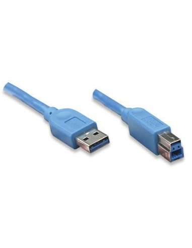 Cavo USB 3.0 A maschio/B maschio 1 m blu